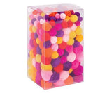 Pom Poms Assorted Warm Colours Pack of 300 - Educational Vantage