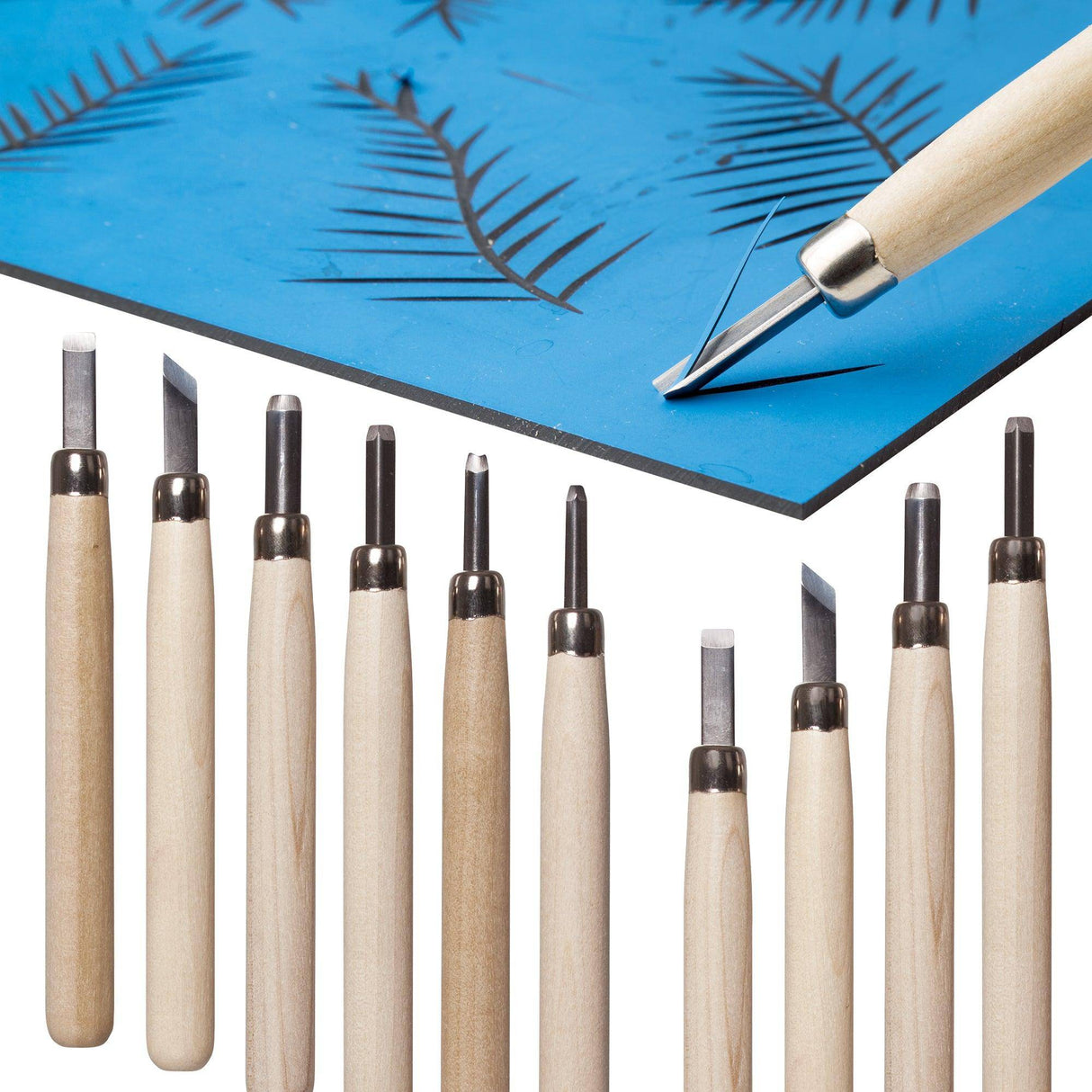 Deluxe Lino & Wood Carving Tools - Educational Vantage