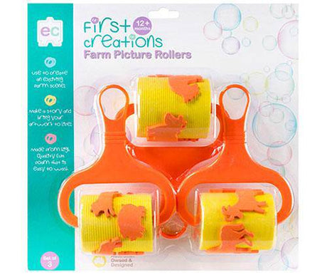 Farm Picture Rollers Set of 3 - Educational Vantage