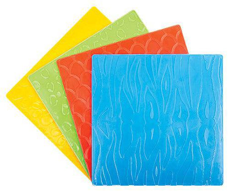 Pattern Rubbing Plates Pack of 4 - Educational Vantage