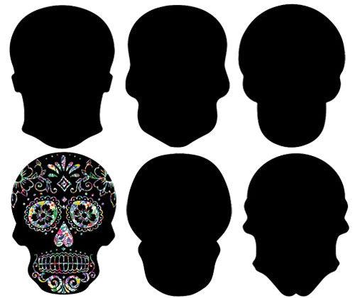 Scratch Skulls Pack of 24 - Educational Vantage