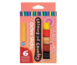 Colours of Country Slicks Ochre Set of 6 - Educational Vantage