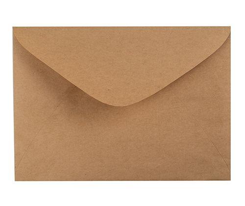 Kraft Card and Envelope 120 x 170mm (folded) Pack of 20 - Educational Vantage