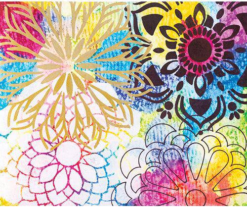 Mandala Stencils 15 x 15cm Pack of 6 - Educational Vantage