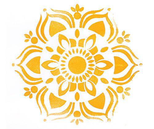 Mandala Stencils 15 x 15cm Pack of 6 - Educational Vantage