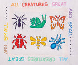 Minibeast Stencils 6.8 x 6.8cm Pack of 12 - Educational Vantage