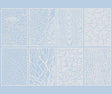 Stencil and Rubbing Sheets A4 Textures Pack of 8 - Educational Vantage