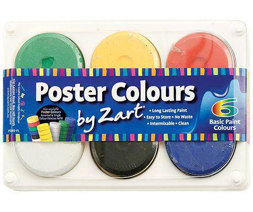 Poster Colours Paint Palettes by Zart - Educational Vantage