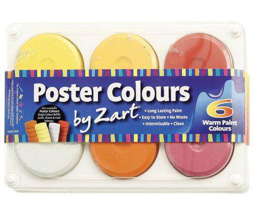 Poster Colours Paint Palettes by Zart - Educational Vantage