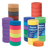 Poster Colours Paint Refills by Zart Pack of 6 - Educational Vantage