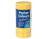 Poster Colours Paint Refills by Zart Pack of 6 - Educational Vantage