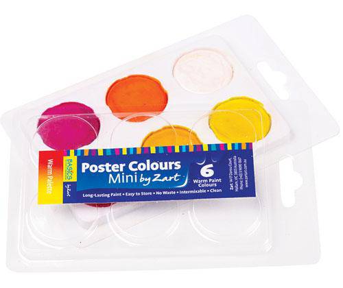 Poster Colours Paint Mini Palettes by Zart - Educational Vantage