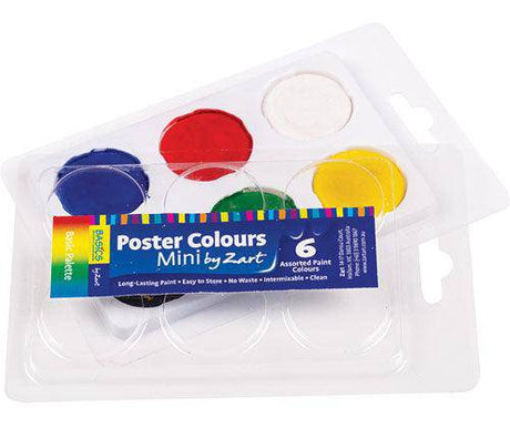 Poster Colours Paint Mini Palettes by Zart - Educational Vantage