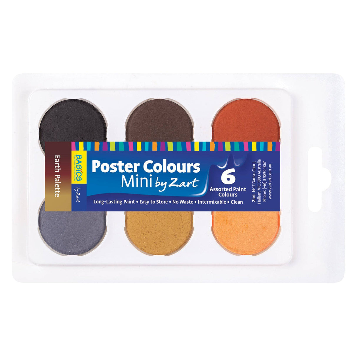 Poster Colours Paint Mini Palettes by Zart - Educational Vantage