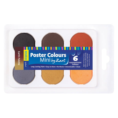 Poster Colours Paint Mini Palettes by Zart - Educational Vantage