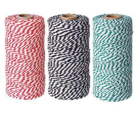 Bakers Twine 100m Xmas Pack of 3 - Educational Vantage