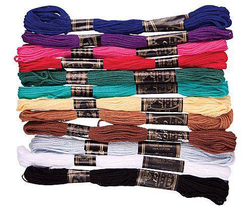 Stranded Coloured Cotton Pack of 24 - Educational Vantage