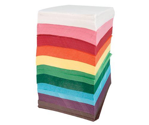 Basics Coloured Tissue Paper Pack of 4600 - Educational Vantage