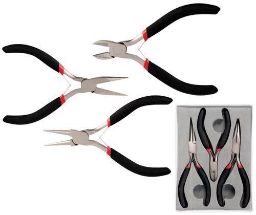 Jewellery Plier Set of 3 Pairs - Educational Vantage