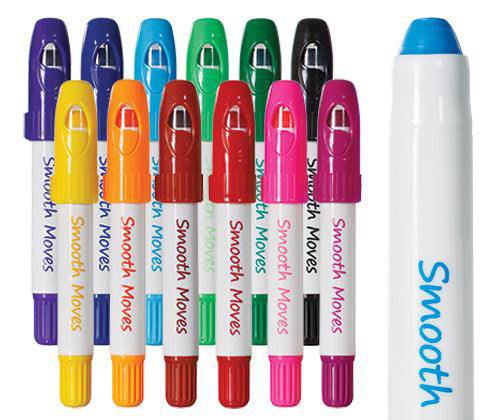 Smooth Moves Twistable Crayons Pack of 12 - Educational Vantage