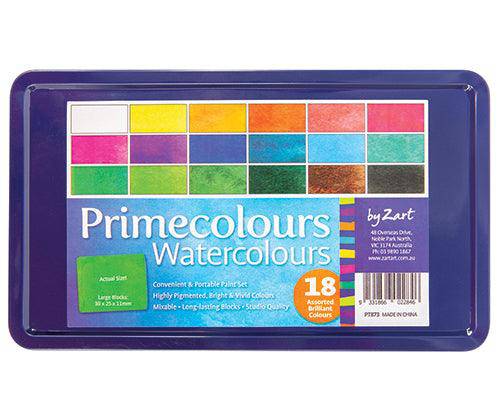 Primecolours Watercolour Palette Set of 18 - Educational Vantage