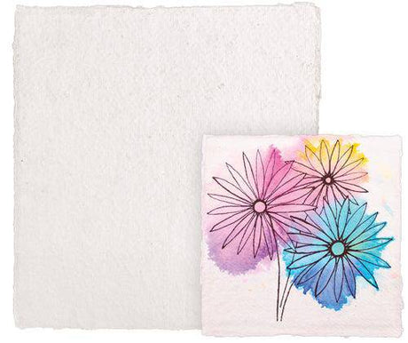 Handmade 100% Recycled Cotton Watercolour Paper 300gsm - Educational Vantage