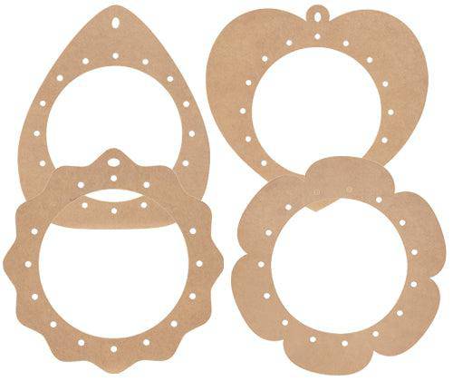 Kraft Weaving Hanger Shapes Pack of 12 - Educational Vantage