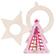 Weave and Thread Xmas Baubles Pack of 12 - Educational Vantage