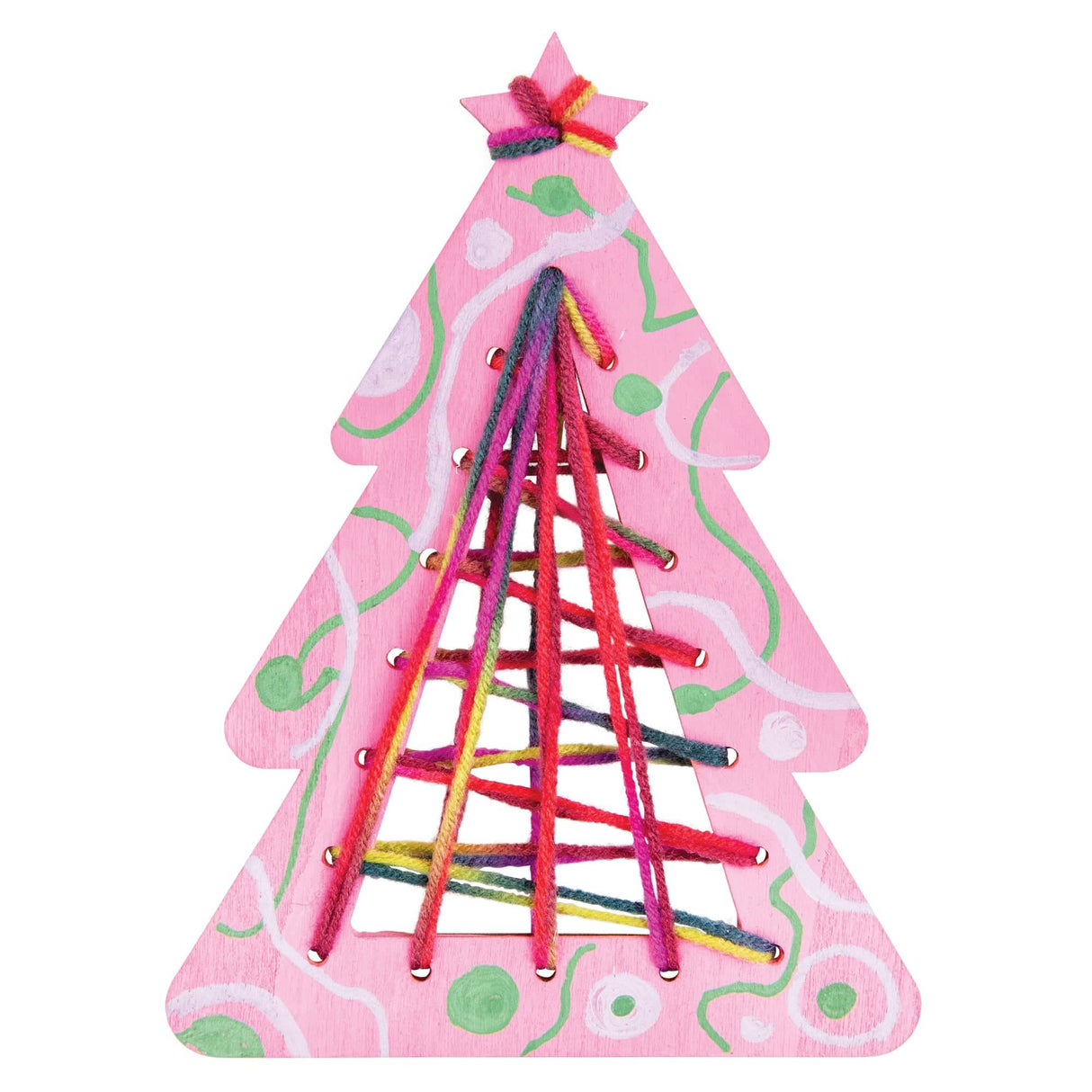 Weave and Thread Xmas Baubles Pack of 12 - Educational Vantage