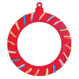 Weave and Thread Xmas Baubles Pack of 12 - Educational Vantage