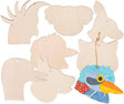 Wooden Australian Animal Hangers Pack of 21 - Educational Vantage