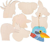 Wooden Australian Animal Hangers Pack of 21 - Educational Vantage