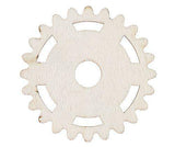 Wooden Gears and Cogs Assorted Pack of 100 - Educational Vantage