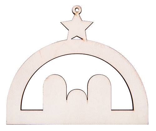 Wooden Nativity Hanger Pack of 12 - Educational Vantage