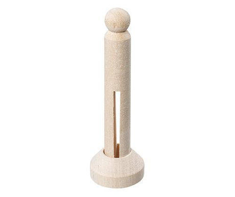 Wooden Peg and Stand 9.5cm Pack of 24 - Educational Vantage