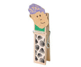 Wooden Pegs 2 x 7cm Pack of 12 - Educational Vantage