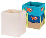 Wooden Pencil Holder 8 x 8.2 x 10cm - Educational Vantage