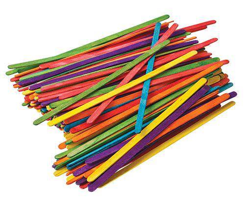 Wooden Spills Coloured Pack of 500 - Educational Vantage