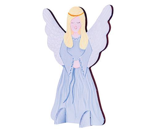 Wooden Standing Angel Pack of 10 - Educational Vantage