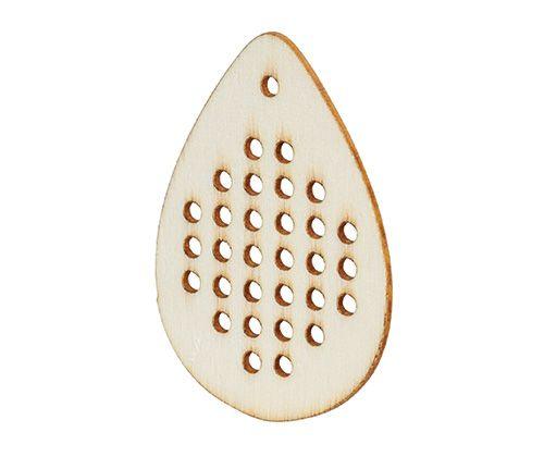 Wooden Threading Shapes Assorted Pack of 30 - Educational Vantage