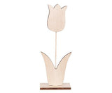 Wooden Tulip on Stand Pack of 10 - Educational Vantage