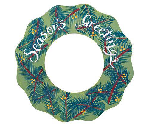 Wooden Wreath 20cm Pack of 10 - Educational Vantage