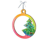 Wooden Xmas Baubles Assorted Pack of 20 - Educational Vantage