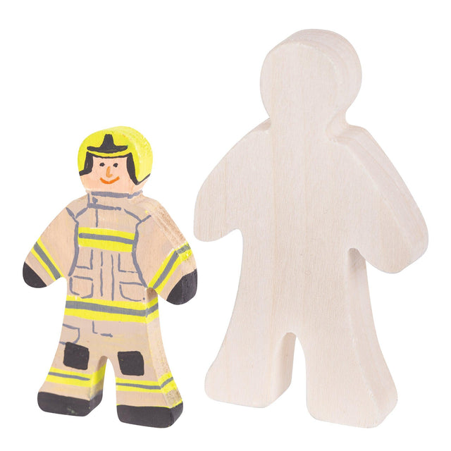 Wooden Person Shape Pack of 10 - Educational Vantage