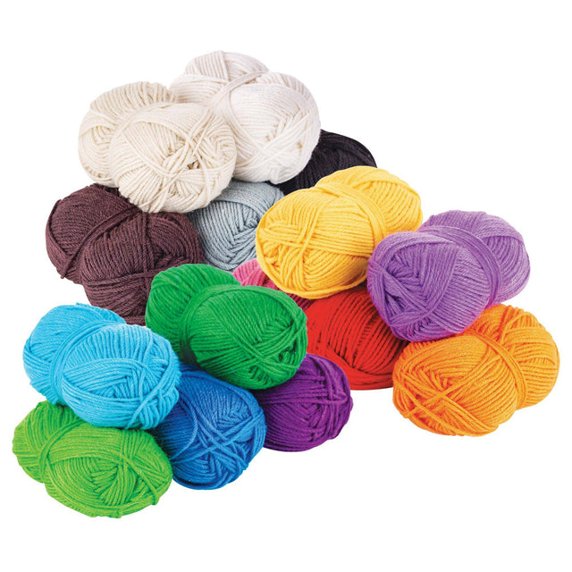 Acrylic Wool Pack of 5 - Educational Vantage