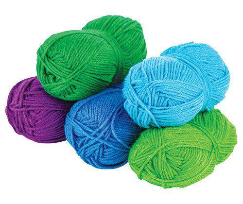 Acrylic Wool Pack of 5 - Educational Vantage