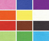 Crepe Paper Coloured Pack of 12 - Educational Vantage